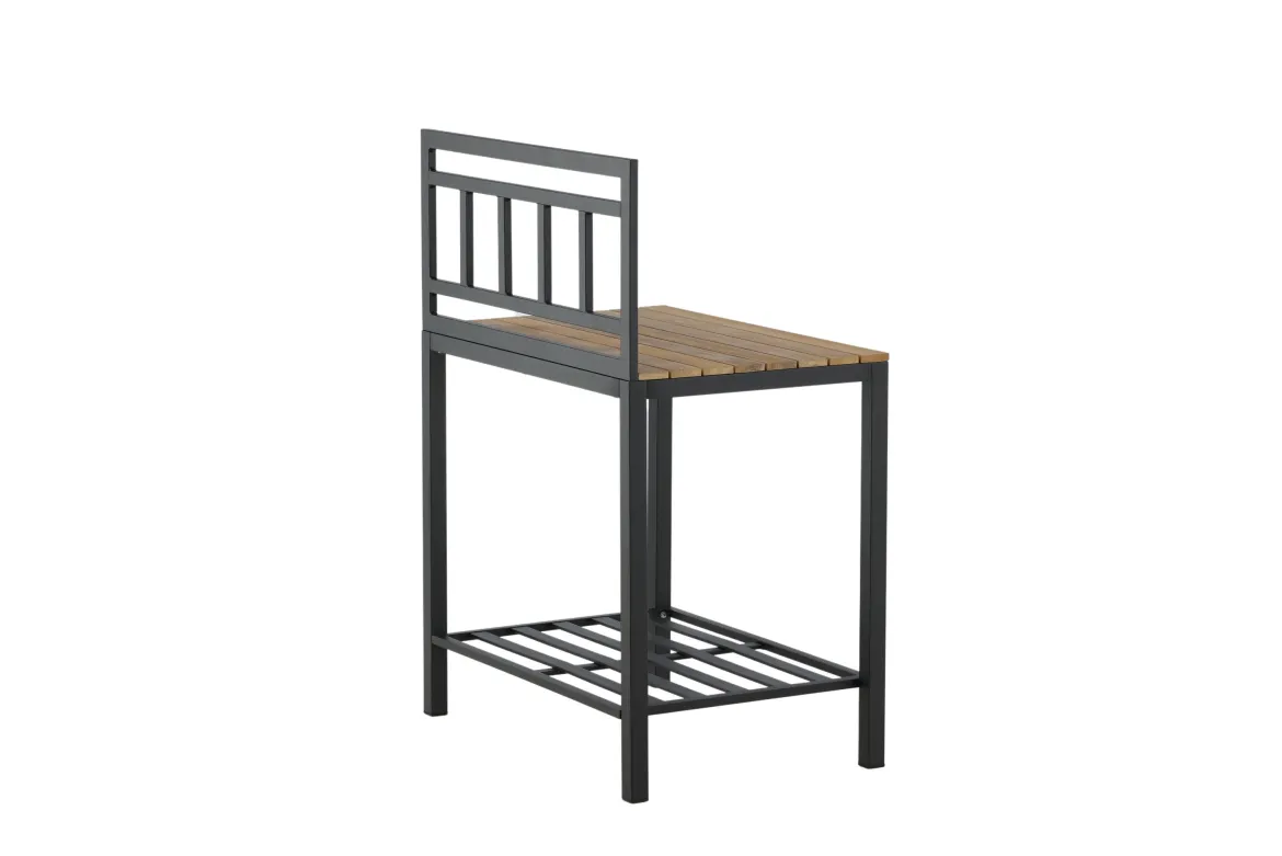 Ablagetisch Jana – Outdoor-Küchenmodul mit Teakholz-Arbeitsfläche