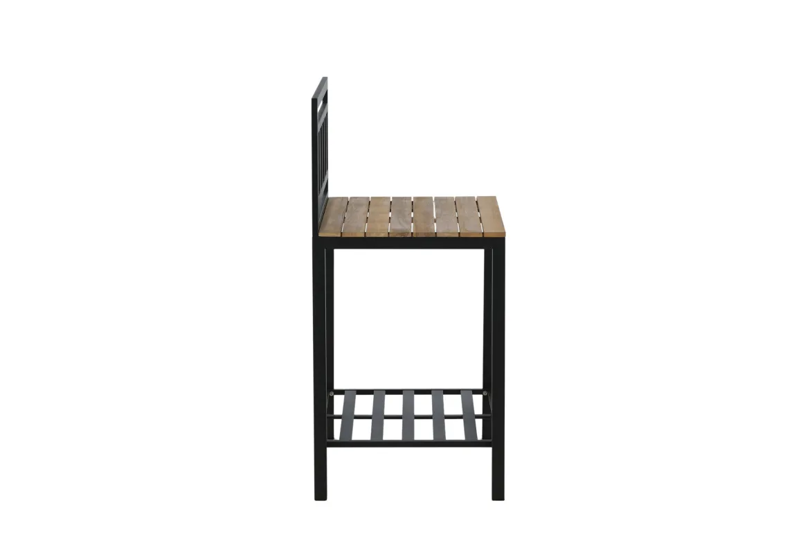 Ablagetisch Jana – Outdoor-Küchenmodul mit Teakholz-Arbeitsfläche