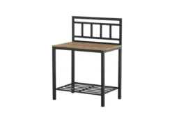 Ablagetisch Jana – Outdoor-Küchenmodul mit Teakholz-Arbeitsfläche