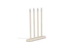 Adventskerzenhalter Lysheim - nobles Beige, 4 Kerzen