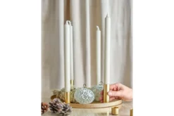 Adventskerzenhalter Virela – Metall in Goldoptik (7-teiliges Set)