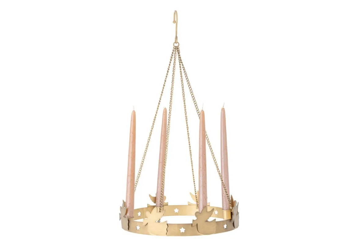 Adventskerzenständer Aureon – Metall in Mattgold