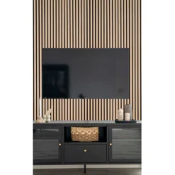 Akustikpaneele Eiche Natur 240×60cm (2er Set)