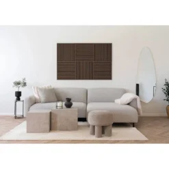 Akustikpaneele Walnuss 52×52cm (2er Set)