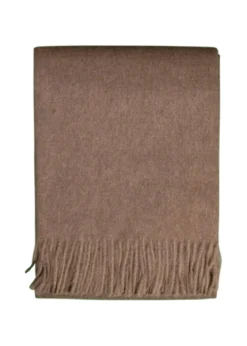 Alpaka Tagesdecke Linnea - Reine Alpakawolle in Sand - 200x150 cm