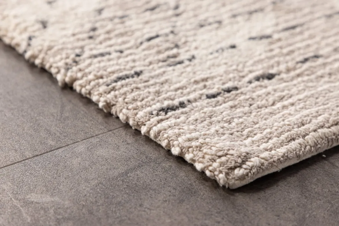 Badematte Amed - aus warmen Beige- und Grautönen aus Baumwolle