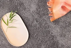 Badematte Penida - in runder Form aus weicher Baumwolle