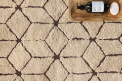 Badematte Semara - in einer Beige-Braun Kombination aus weicher Baumwolle