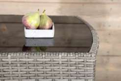 Balkonset Bob - in wahlweise schwarzem oder grauem Rattan