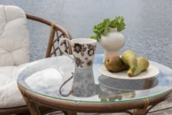 Balkonset Jasmin - aus walnussfarbenen Rattan