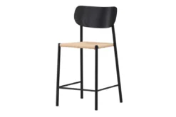 Barhocker Savannah - mit einer Sitzfläche aus Natur-Seilgeflecht
