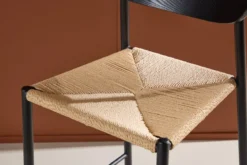 Barhocker Savannah - mit einer Sitzfläche aus Natur-Seilgeflecht
