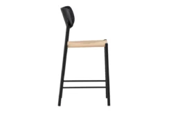 Barhocker Savannah - mit einer Sitzfläche aus Natur-Seilgeflecht