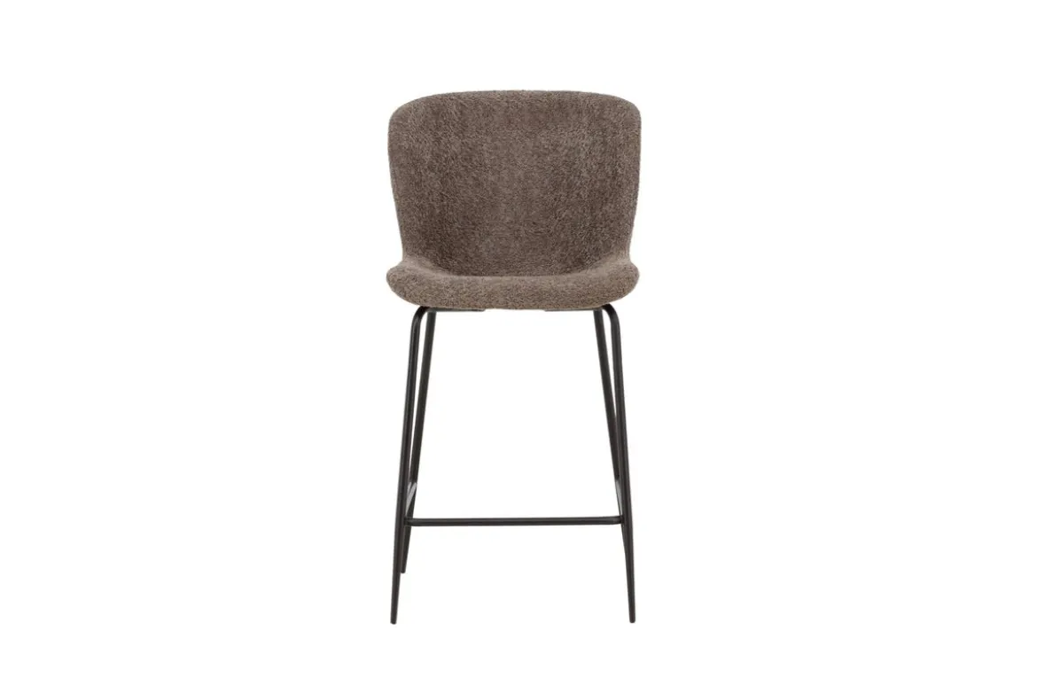Barhocker Sonee - Mit weichem Bouclé Stoff