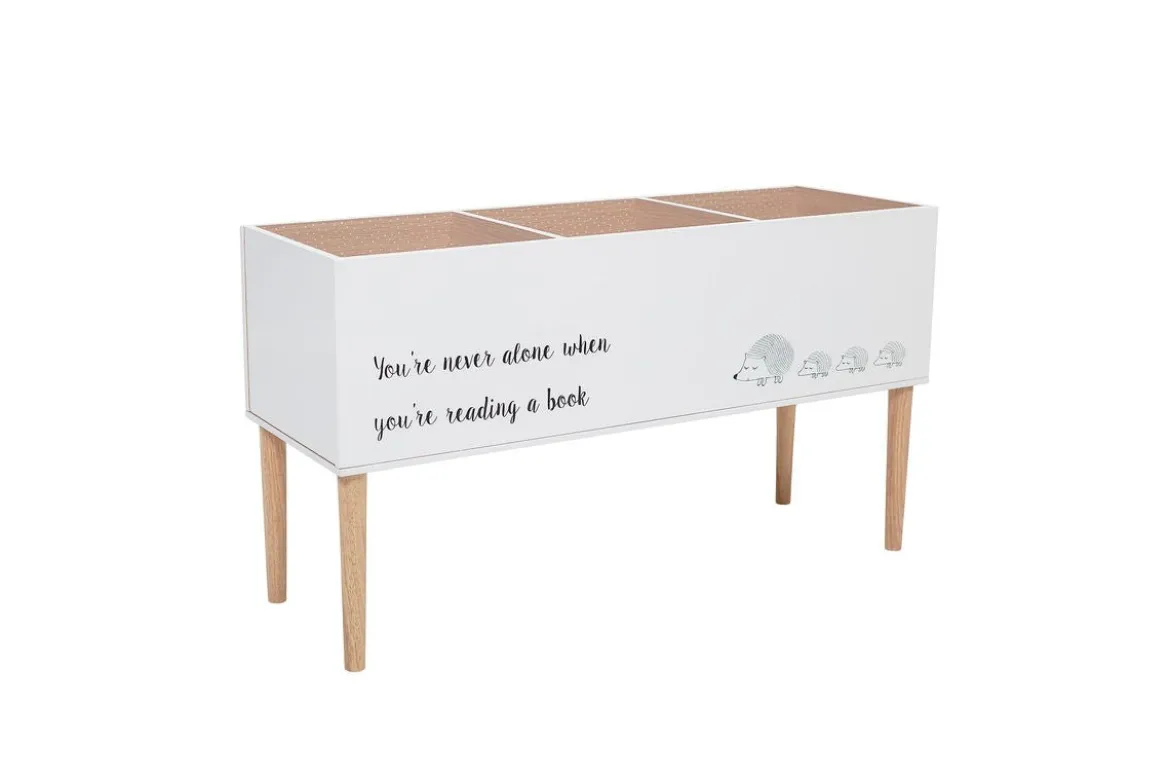 Bücherständer Lio – Weißes Kinderregal aus MDF