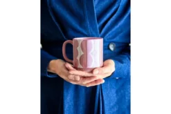 Becher Rosina – Handbemalte Steingutbecher (4er-Set)