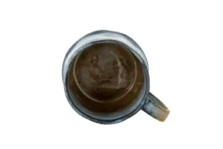 Becher-Set Avena – Reaktive Glasur mit vertikaler Struktur (4er-Set)