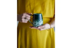 Becher-Set Jana – Steingut mit reaktiver Glasur (4er-Set)