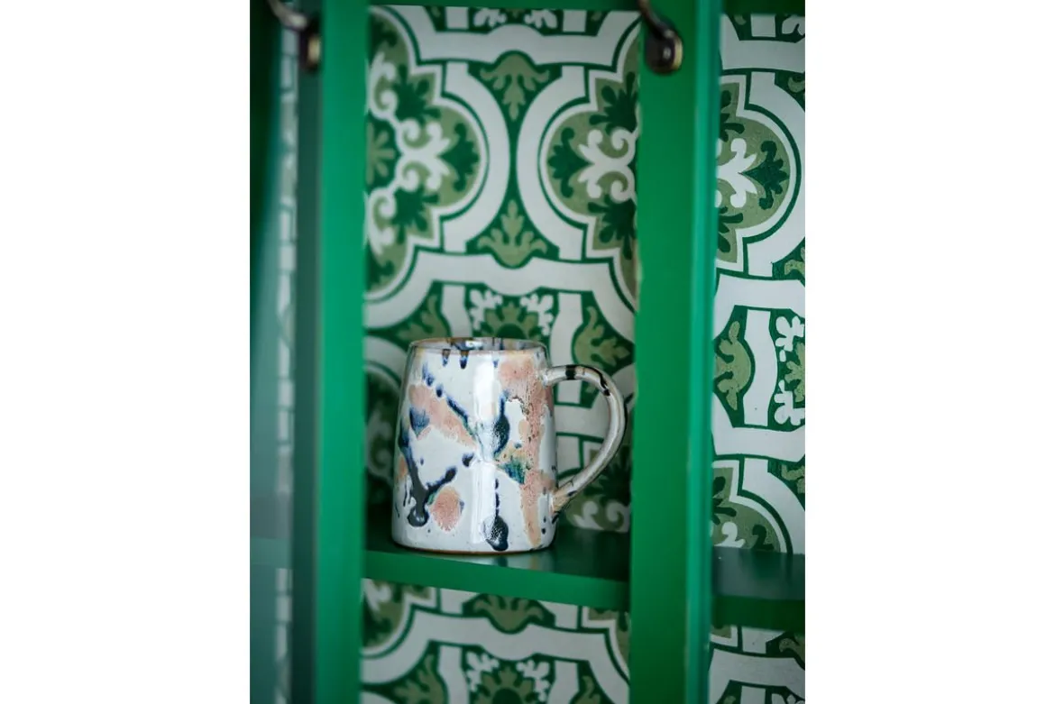Becher-Set Jana – Steingut mit reaktiver Glasur (4er-Set)