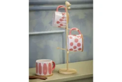 Becher-Set „Linora“ – Roséfarbenes Steingut (3-teilig)