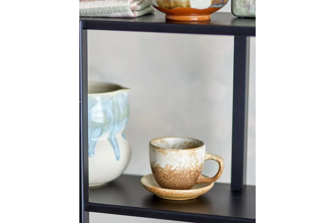 Becher-Set Svale – Beige - Braun Steingut (4-teilig)
