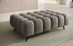 Beistellhocker Amora in Samt