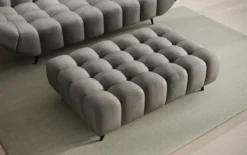 Beistellhocker Amora in Samt