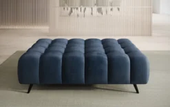Beistellhocker Amora in Samt