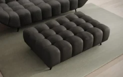 Beistellhocker Amora in Samt
