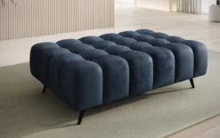 Beistellhocker Amora in Samt
