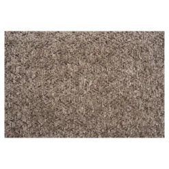 Beistellhocker Bianca Bouclé Braun mit Stauraum