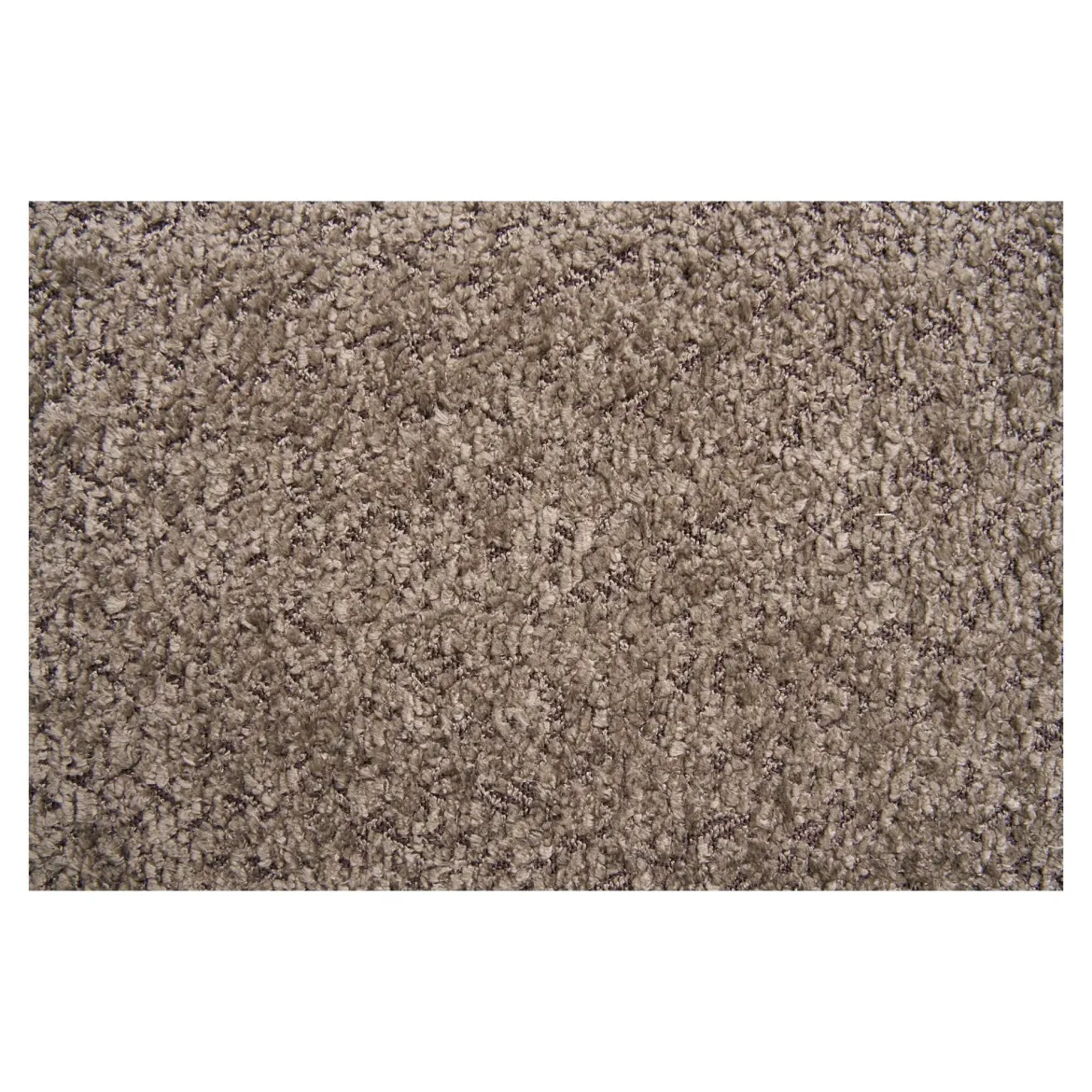 Beistellhocker Bianca Bouclé Braun mit Stauraum