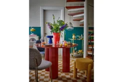 Beistellhocker Bini – Dekorativer Hocker in Gelb