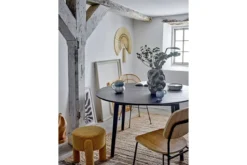 Beistellhocker Bini – Dekorativer Hocker in Gelb