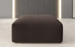 Beistellhocker 80 cm Snug aus Bouclé