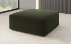 Beistellhocker 80 cm Snug aus Bouclé