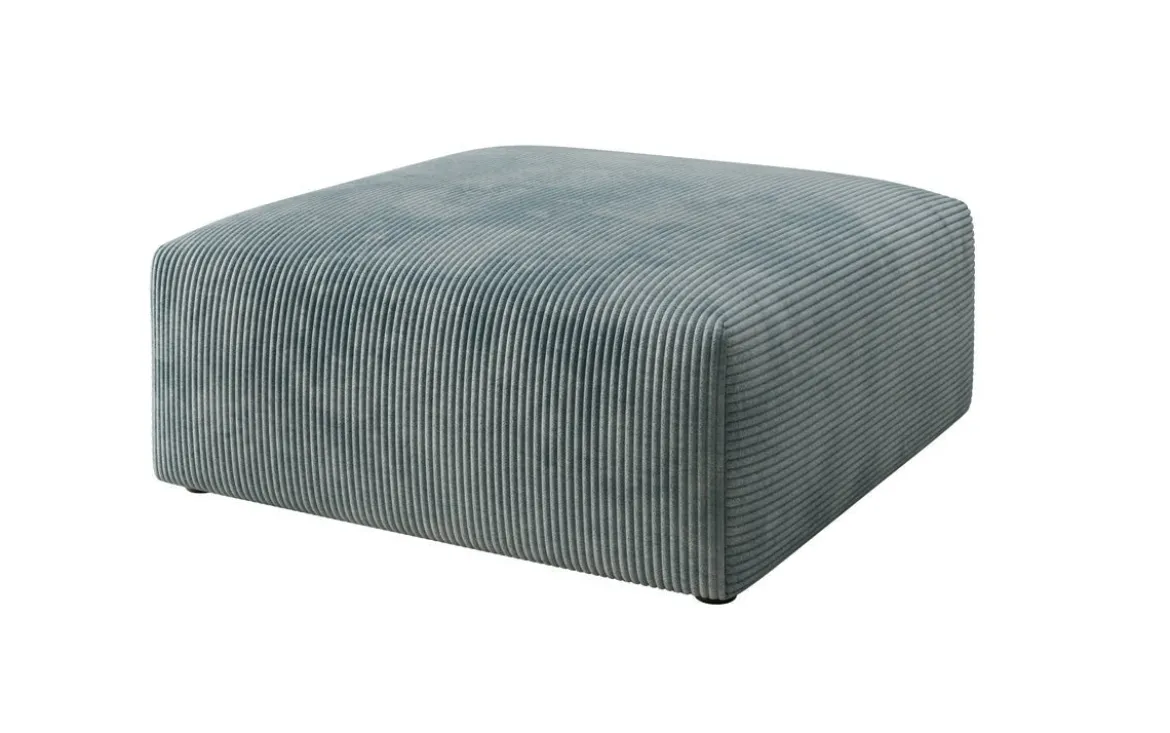 Beistellhocker 80 cm Snug aus Cord