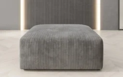 Beistellhocker 80 cm Snug aus Cord