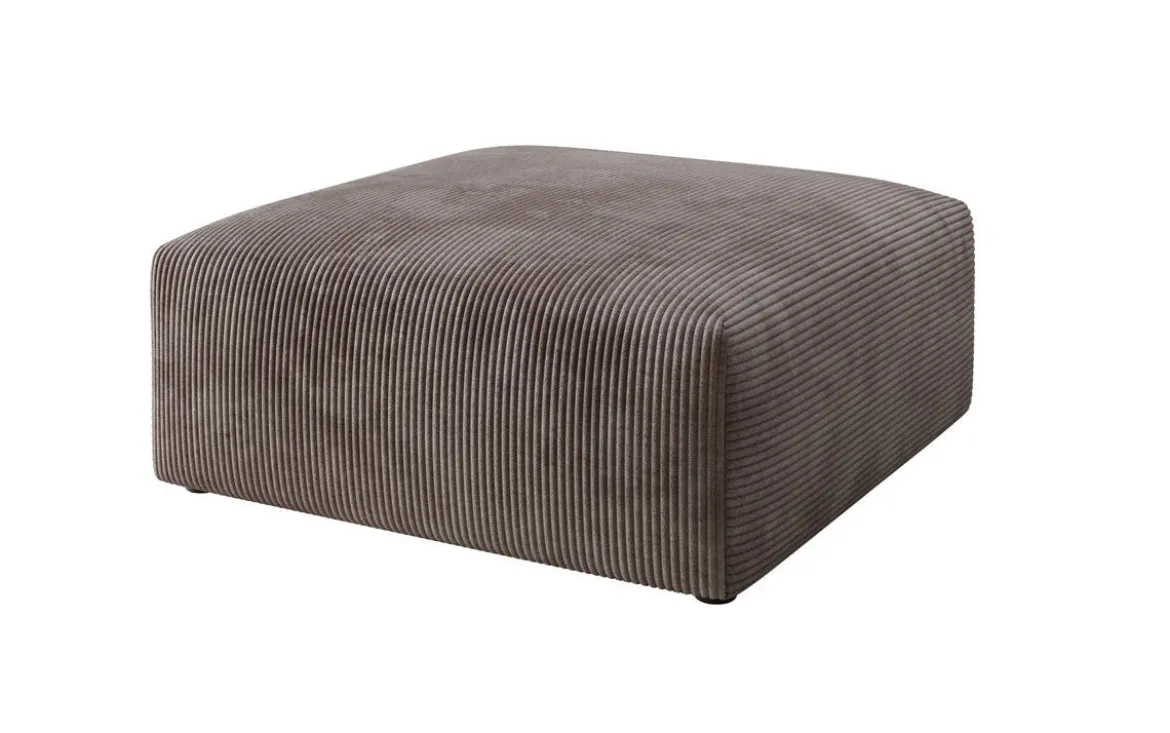 Beistellhocker 80 cm Snug aus Cord