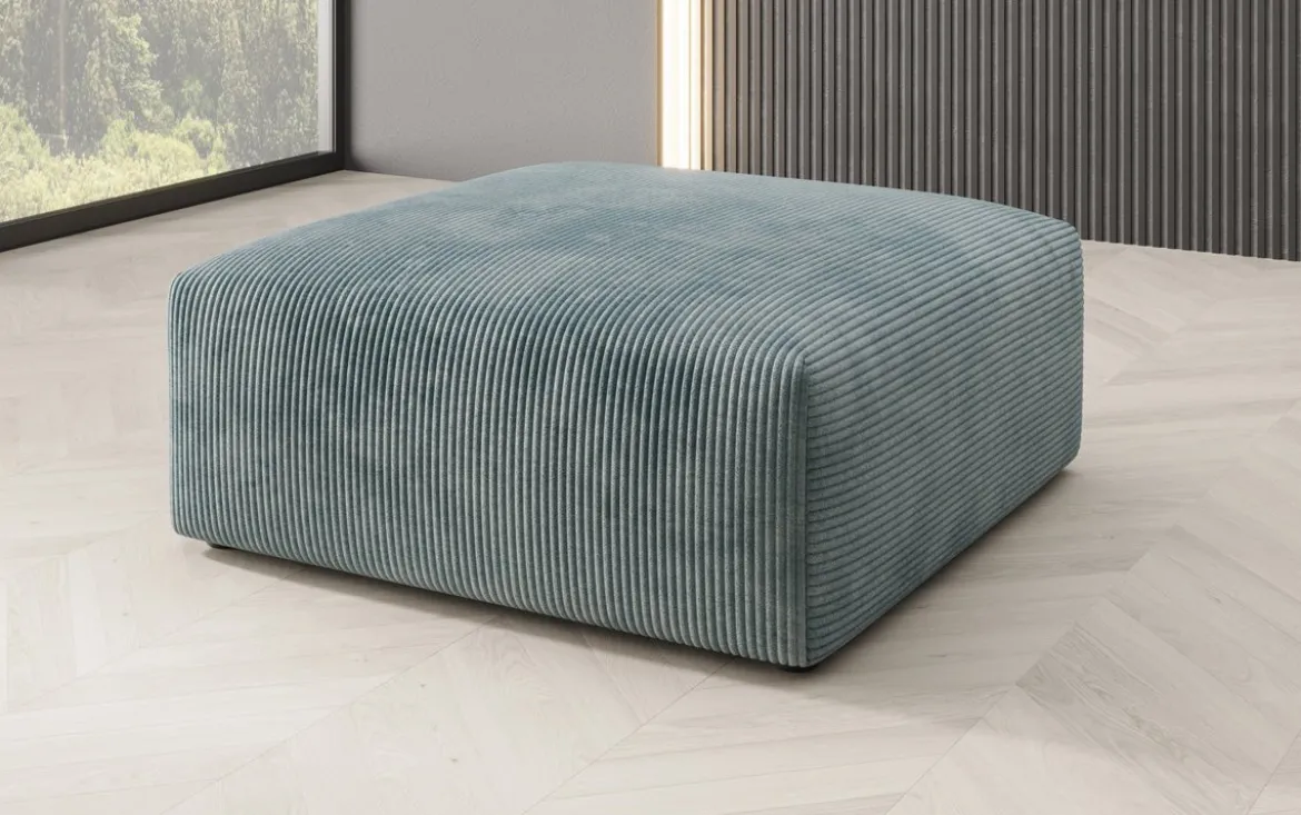 Beistellhocker 80 cm Snug aus Cord