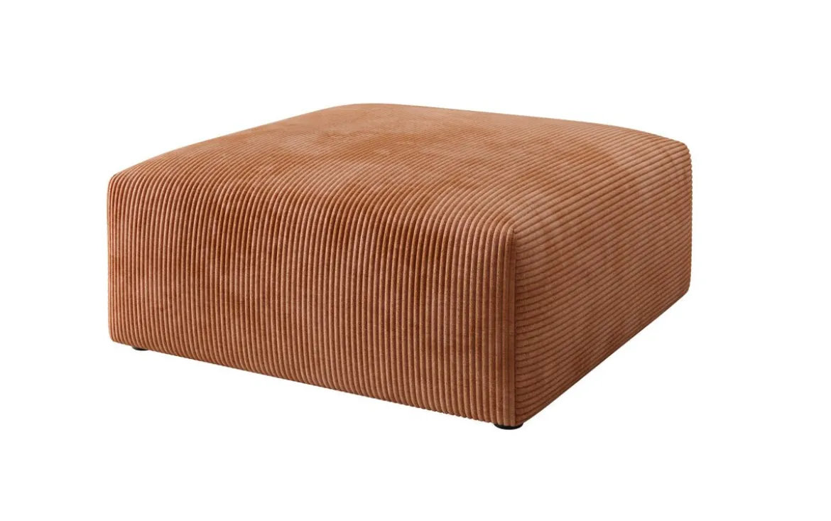 Beistellhocker 80 cm Snug aus Cord