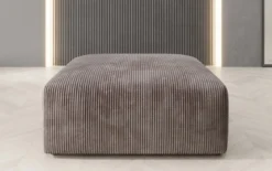Beistellhocker 80 cm Snug aus Cord