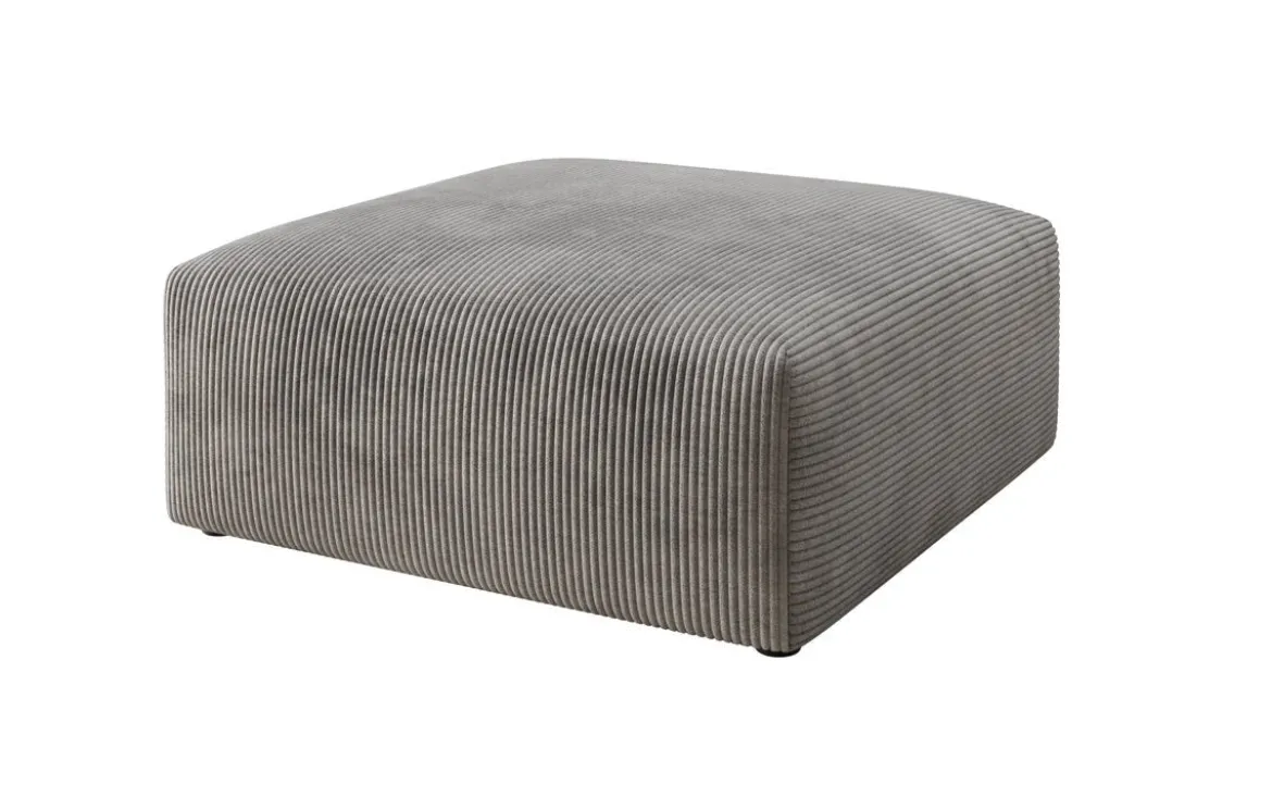 Beistellhocker 80 cm Snug aus Cord