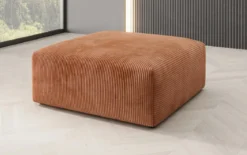 Beistellhocker 80 cm Snug aus Cord