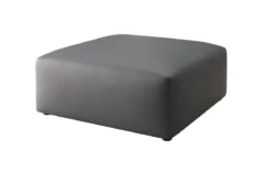Beistellhocker 80 cm Snug aus Echtleder