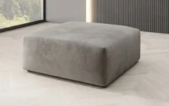 Beistellhocker 80 cm Snug aus Samt