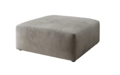 Beistellhocker 80 cm Snug aus Samt