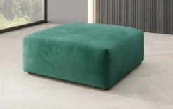 Beistellhocker 80 cm Snug aus Samt