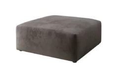 Beistellhocker 80 cm Snug aus Samt
