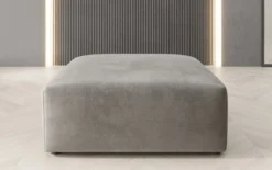 Beistellhocker 80 cm Snug aus Samt